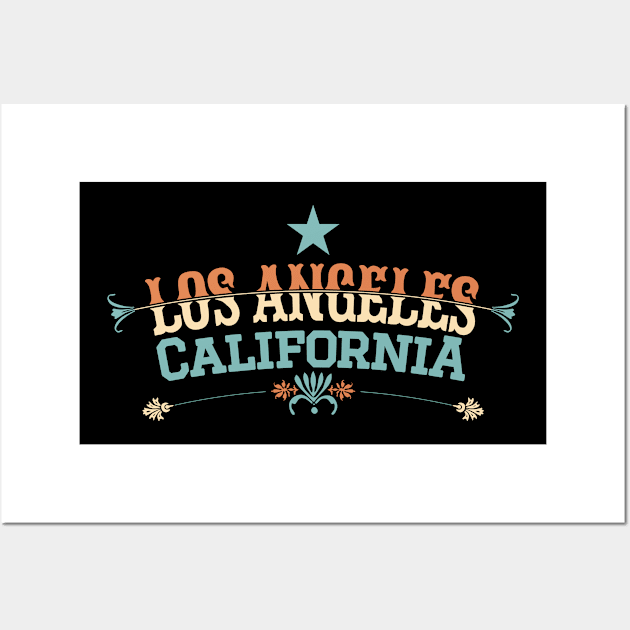 Los Angeles California Latin Style - Los Angeles California Wall Art by Boogosh